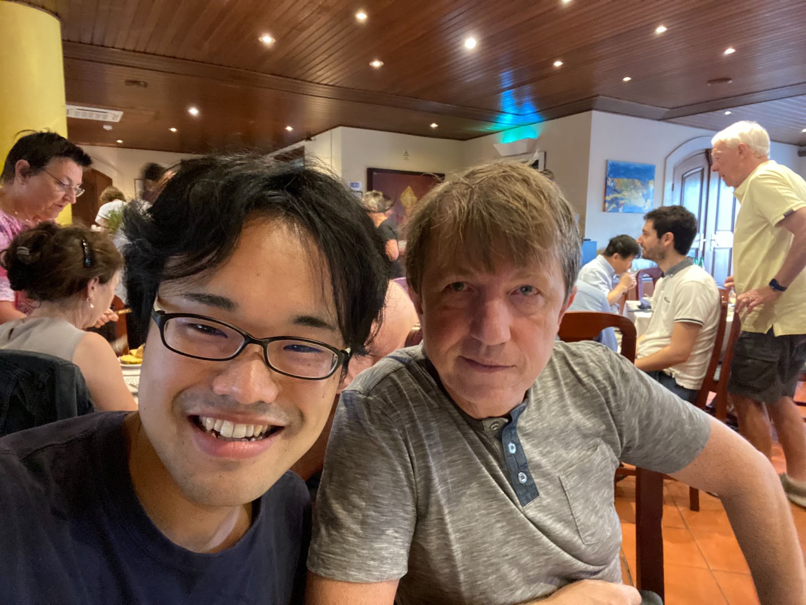 Évora, PortugalにてProf. Tomaz Prosenと